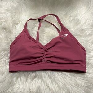Cross back sports bra